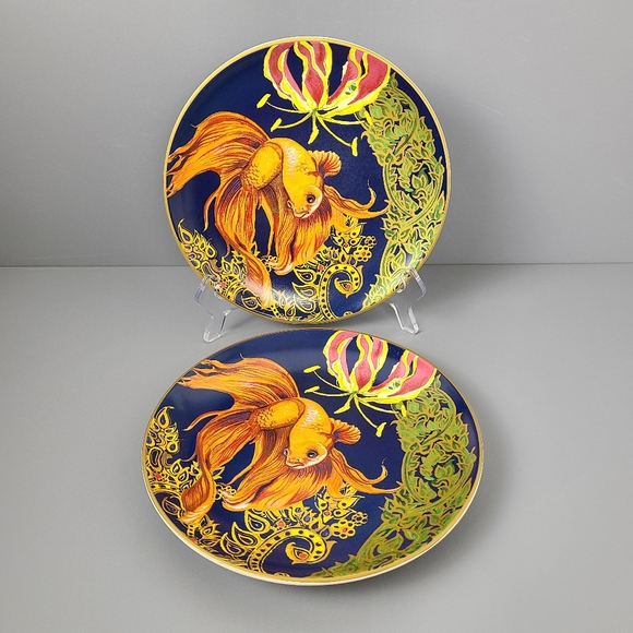 Williams Sonoma Other - Williams Sonoma RAJ Thai Jellyfish Animal Decorative Plates-Set of Two